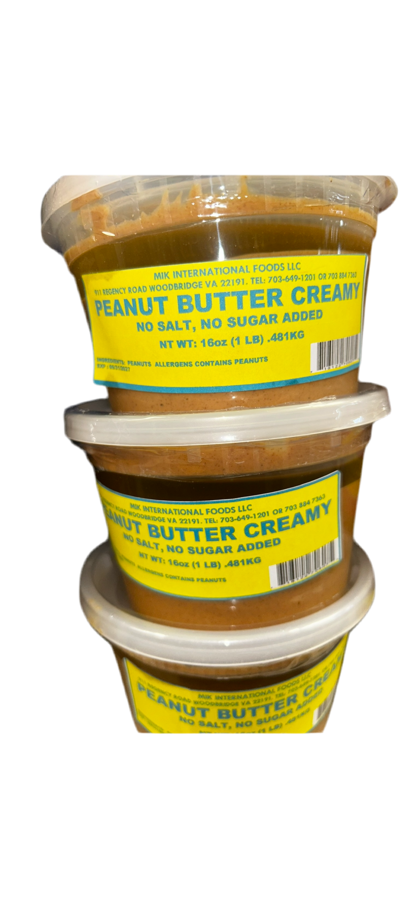 MIK International Peanut Butter 1 lbs
