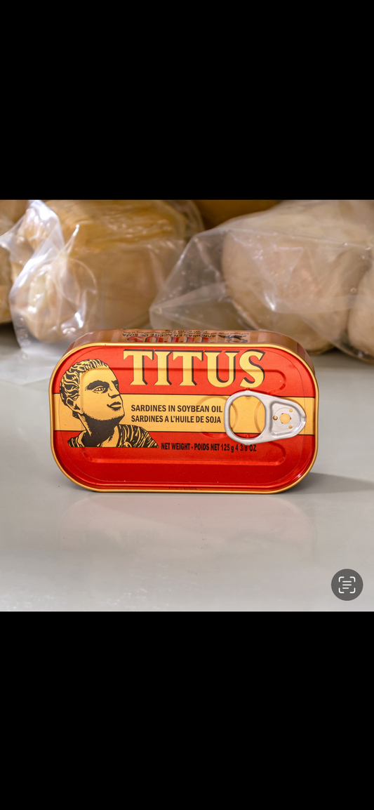 Titus Sardines in Vegetable Oil Morocco